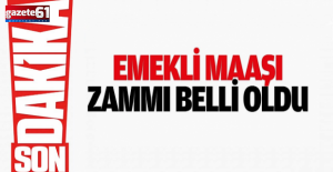 Zamlı emekli maaşları belli oldu!