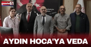 AYDIN HOCA'YA VEDA