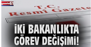 İki Bakanlıkta Bayrak Değişimi!