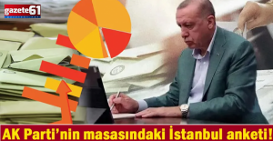 İşte AK Parti’nin masasındaki İstanbul anketi!