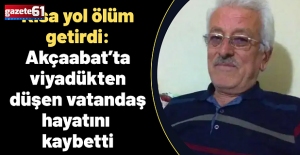 Kısa yol ölüm getirdi: Akçaabat’ta viyadükten düşen vatandaş hayatını kaybetti