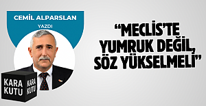 Meclis’te Yumruk Değil, Söz Yükselmeli