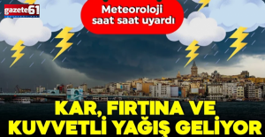 Meteoroloji haritayı açtı! Saat vererek il il uyardı!