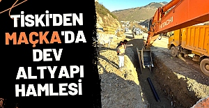 TİSKİ'DEN MAÇKA'DA DEV ALTYAPI HAMLESİ