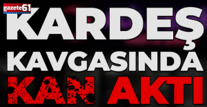 Trabzon'da kardeş kavgasında kan aktı