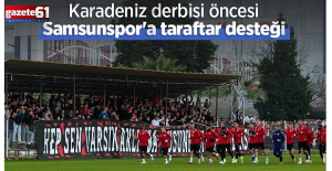 Trabzon maçı öncesi taraftara sarıldılar