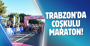 Trabzon'da coşkulu maraton!