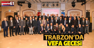 Trabzon’da vefa gecesi! Başkan Genç’ten geçmişe güçlü mesaj