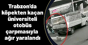 Trabzon’da köpekten kaçan üniversiteli otobüs çarpmasıyla ağır yaralandı