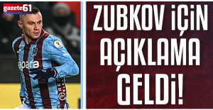 Trabzonspor'dan Oleksandr Zubkov açıklaması!