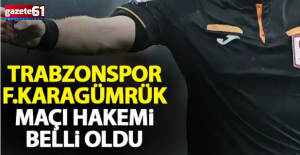 Trabzonspor - Fatih Karagümrük maçının hakemi belli oldu
