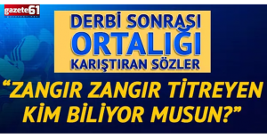Trabzonspor-Fenerbahçe derbisi sonrası olay yorum!