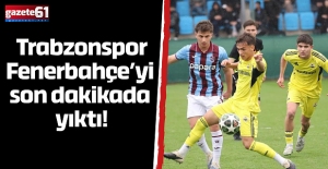 Trabzonspor Fenerbahçe’yi son dakikada yıktı!