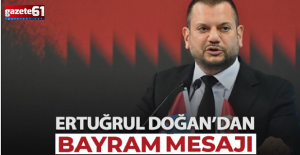 Başkan Ertuğrul Doğan, kutlama mesajı...