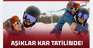 Buse Terim sevgilisiyle kar tatilinde