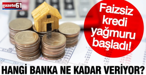 Faizsiz kredi yağmuru başladı: Hangi banka ne kadar veriyor?