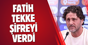Fatih Tekke şifreyi verdi