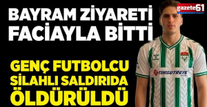 Futbolcu silahlı saldırıda can verdi!