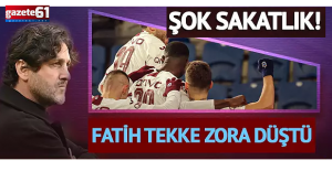 Galatasaray maçı öncesi kötü haber var!