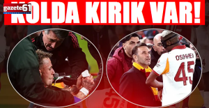 Galatasaray’dan gece yarısı sakatlık açıklaması! “Kırık var”