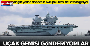 Avrupa ülkesi de savaşa giriyor: Uçak gemisi gönderiyorlar