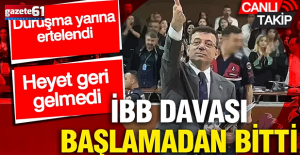 İBB davası başlamadan bitti: Heyet salonu terk etti, geri gelmedi...