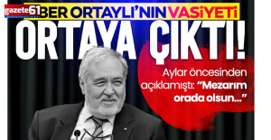 İlber Ortaylı'nın vasiyeti ortaya çıktı: Oraya gömülmek isterim