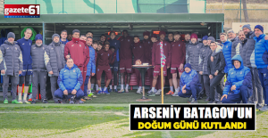 Kayserispor hazırlıkları başladı... Batagov'un doğum günü kutlandı