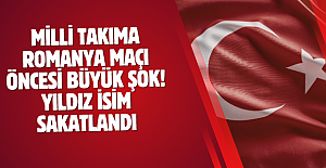 Milli Takıma Romanya maçı öncesi büyük şok! Yıldız isim sakatlandı