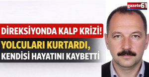 Trabzon firmasının otobüs şoförünün kahramanlığı yolcuların hayatını kurtardı!