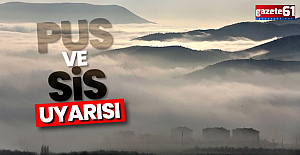 Trabzon'a Sis Çöktü!