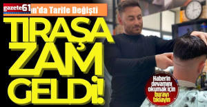 Trabzon’da berber fiyatlarına güncelleme geldi: İşte yeni tarife