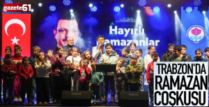 Trabzon’da Ramazan coşkusu: Etkinlik çadırı dolup taşıyor