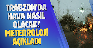 Trabzon’da hava nasıl olacak? Meteoroloji açıkladı