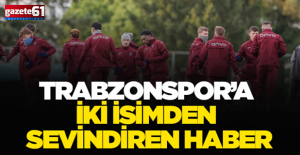 Trabzonspor’da 2 yıldızdan sevindiren gelişme