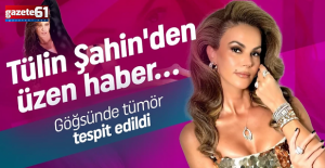 Ünlü model Tülin Şahin'den üzen haber! Göğsünde tümör tespit edildi