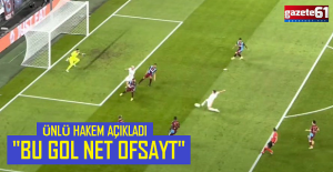 'Trabzonspor'un yediği ilk gol ofsayt'