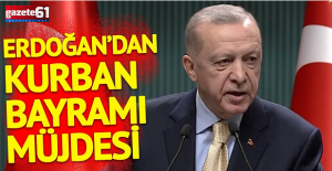 Başkan Erdoğan'dan Kurban Bayramı müjdesi