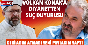 Volkan Konak'tan bir paylaşım daha