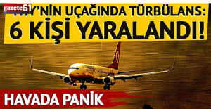 THY uçağında korku dolu anlar!
